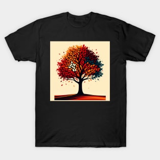 Autumnal Resonance: The Vibrancy of Change T-Shirt